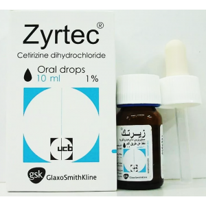 ZYRTEC ® ORAL DROPS 10 mg / mL ( Cetrizine ) 10 mL